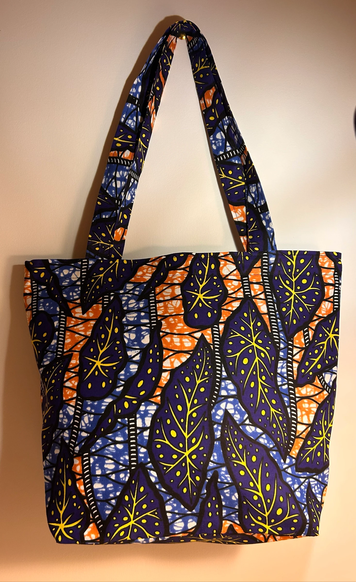 Sac cabas en wax - pièce unique